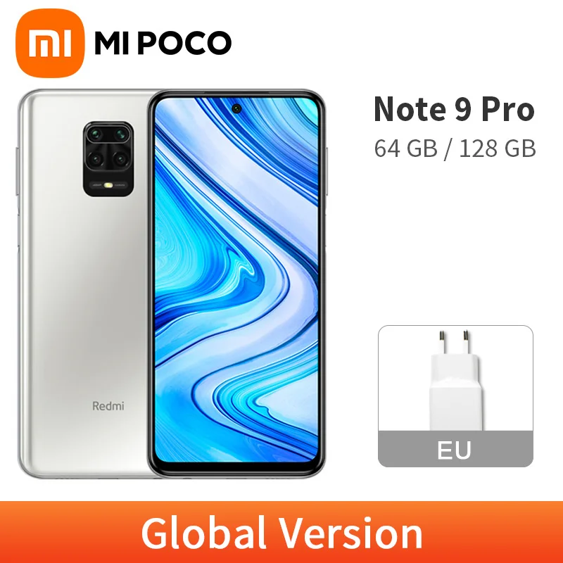 Смартфон Xiaomi Redmi Note 9 Pro 6 + 64/128 ГБ Snapdragon 720G восемь ядер камера 64 мп 67 дюйма