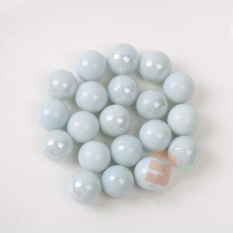 16mm Glass Marbles Balls Charms Clear Pinball Machine Home Decor for Fish Tank Vase Aquarium Toys for Kids Children 10PCS 14