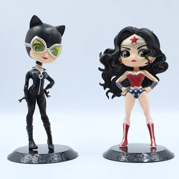 

15cm Action Figure Catwoman Wonder Woman PVC Anime Figure Collectible Model Toy Superhero PVC Collectible Dolls Kids Toys