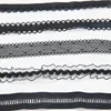 12/15/16/20mm negro encaje elástico de borde de banda de cintura de Cintas de Pelo elásticas de las correas de Nylon pantalones DIY accesorios de sujetador de 2m ► Foto 2/6