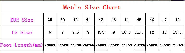 men size