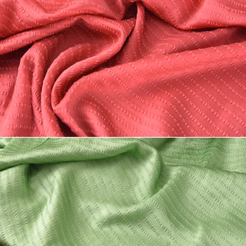 

100CM Wide 24MM 50% Silk 40% Cotton 10% Lycra Stretch Wrinkled Silk Cotton Fabric for Dress Cheongsam Pant Shirt H586
