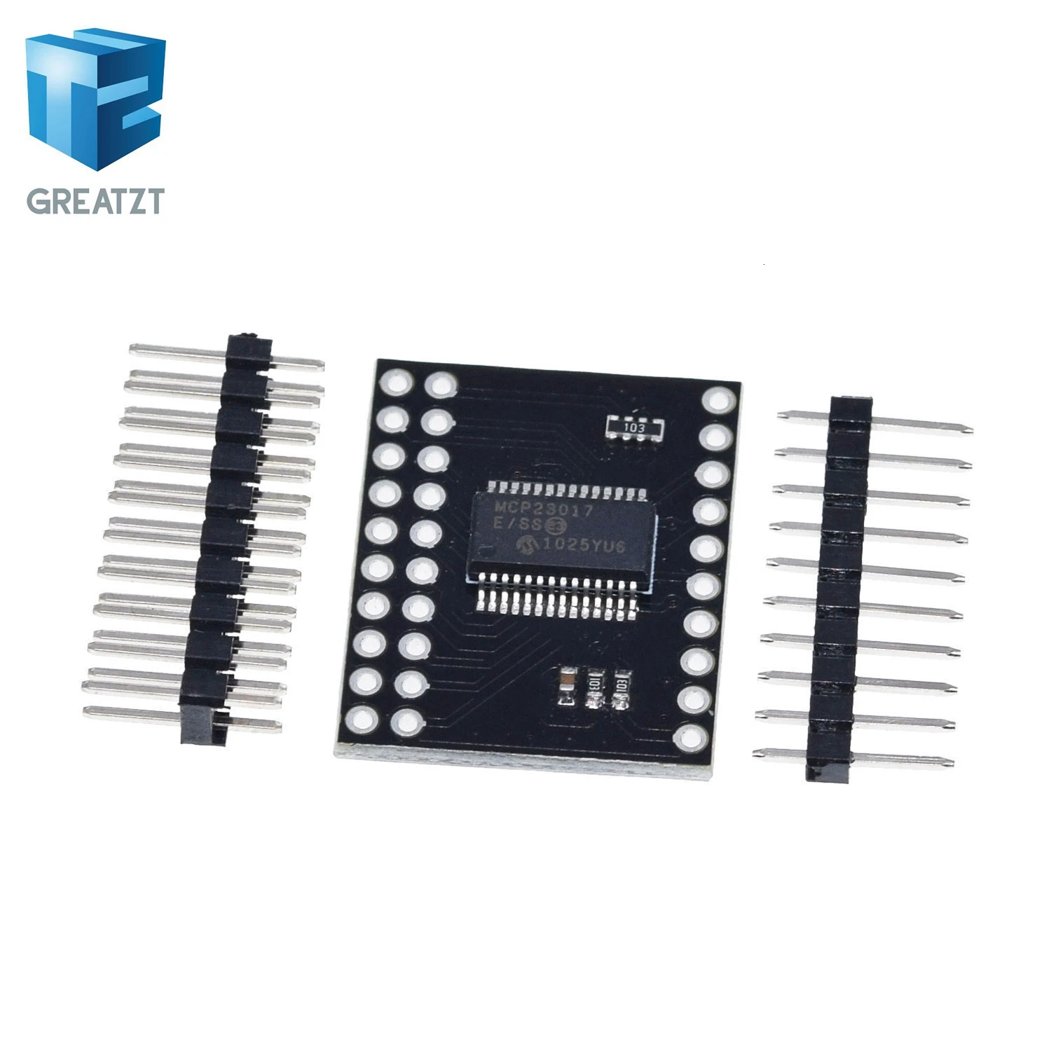 MCP23017 серийный Интерфейс модуль IIC I2C SPI MCP23S17 двунаправленный 16-бит I/O расширитель