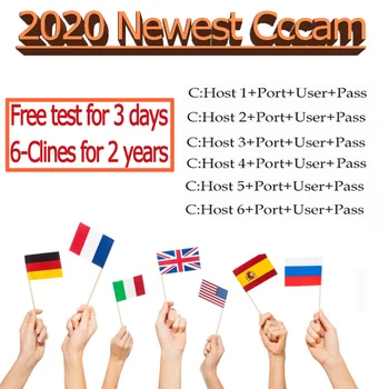 

Germany SKY Europe 6 lines Use for Satellite TV Receiver DVB-S2 Server Cccam 6 lines Full HD Oscam Cccam cline for tv