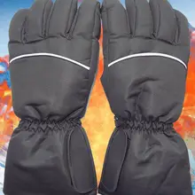 Открытый USB Электрический нагревательный палец перчатки толстые с подогревом моющиеся теплые перчатки Кемпинг Лыжная Охота использование Водонепроницаемые зимние перчатки