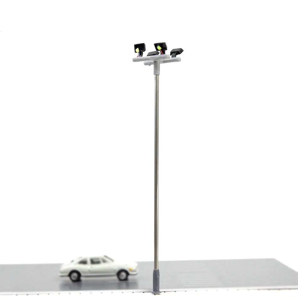 

Square Dance Spot Model Led Night Light Sand Table Layout Toy Building Materials Diorama Lighting Lamppost Decoration Metal