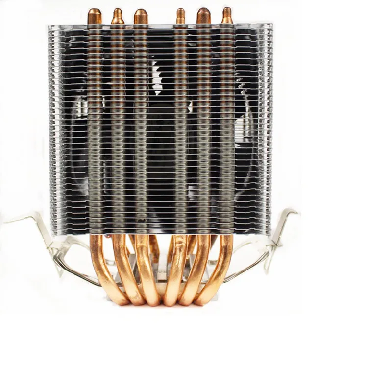 3/4PIN RGB светодиодный Процессор кулер 6-Heatpipe двойная башня 12V 9 см вентилятор охлаждения радиатора для LGA 1150/1151/1155/1156/775/1366 AMD - Цвет лезвия: NOT RGB