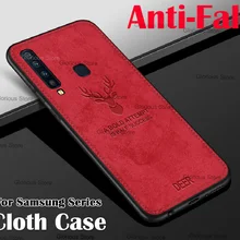 Роскошный тканевый чехол для телефона для samsung Galaxy A30 A50 M20 A6 A7 A8 мягкий TPU, Фабричный комплект чехол для Galaxy A90 A80 A70 A40 A20 Capas