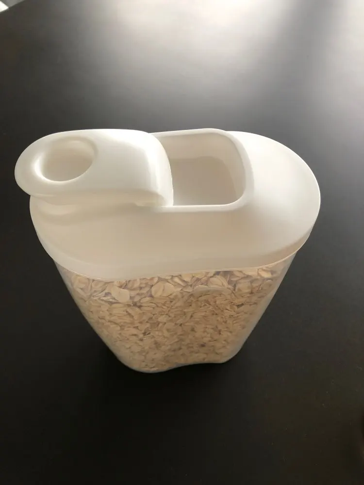 1l/1.5l пластиковый диспенсер для зерновых культур, ящик для хранения, Кухонный Контейнер для зерна риса, портативный пластиковый ящик для хранения пищи# YL1
