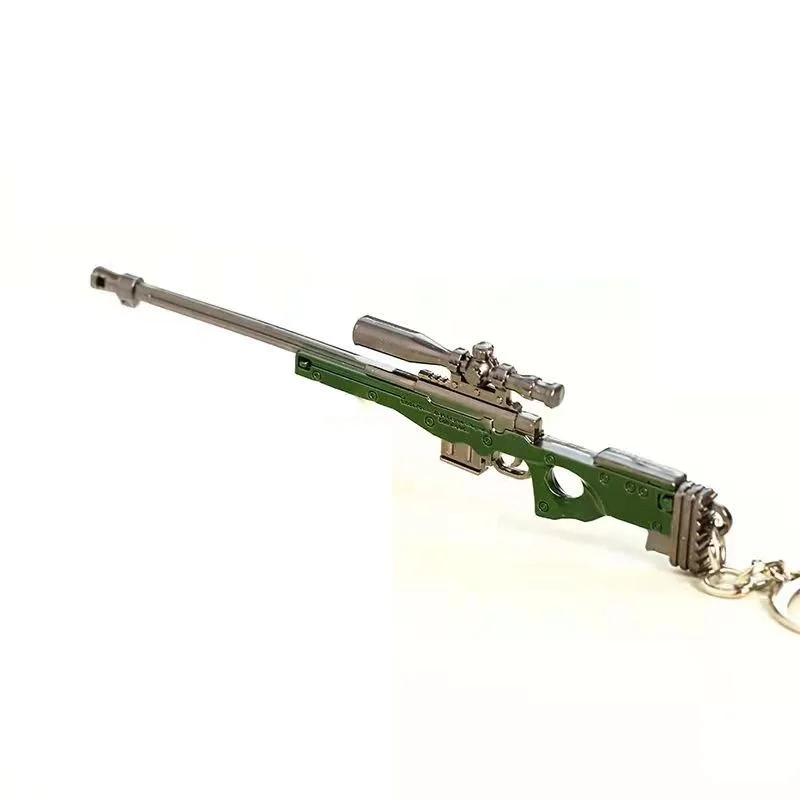 Hip Hop Rush to Grab Sniper Rifle Machine Gun Model Keychain Squid Game Girl Jewelry Child Anime Genshin Impact Christmas Gift | Украшения
