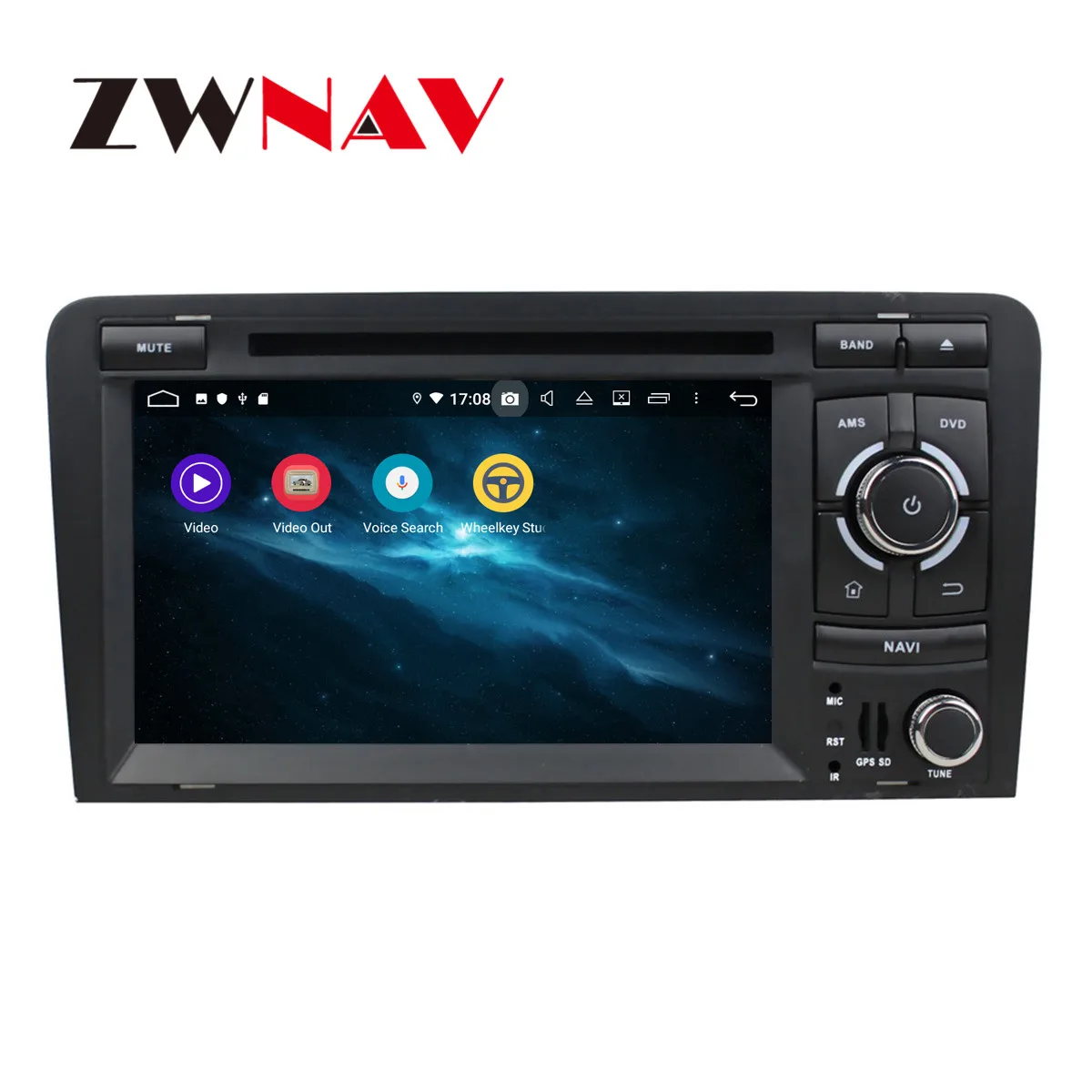Android 9 4+ 64G DSP ips автомобильный dvd-плеер gps навигация для Audi A3 2006-2013 головное устройство мультимедийный Кассетный плеер рекордер