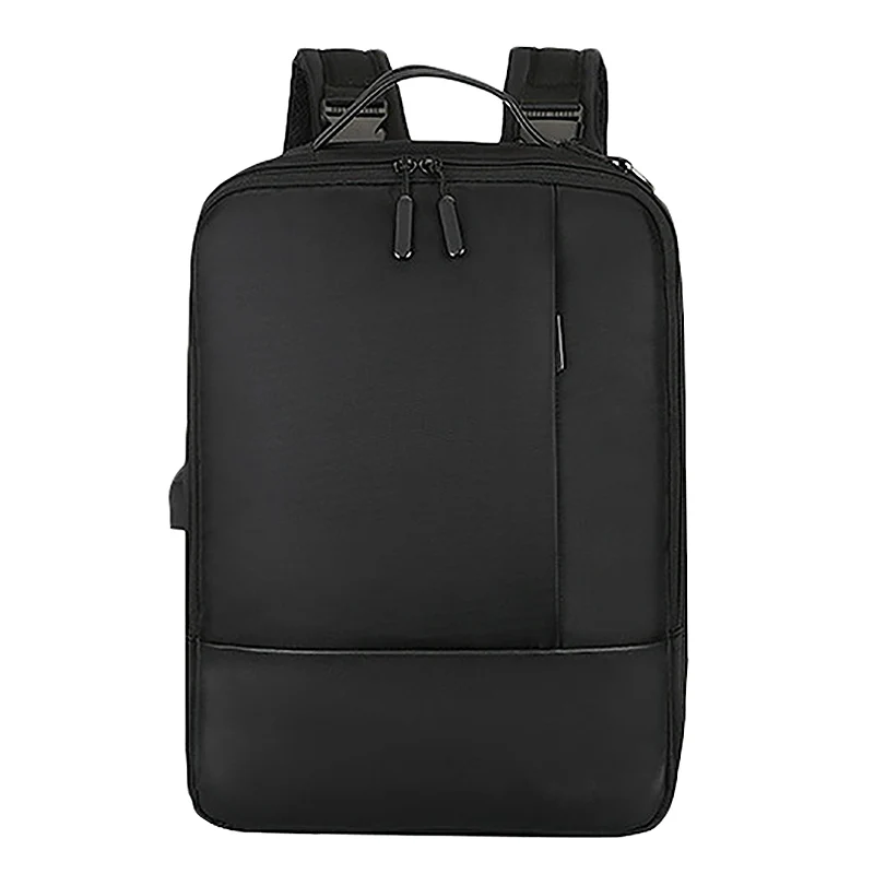 

Fashion Unisex School Office Laptop Bag Soft with USB Charging Port Zipper Waterproof Anti-Theft Casual Backpack