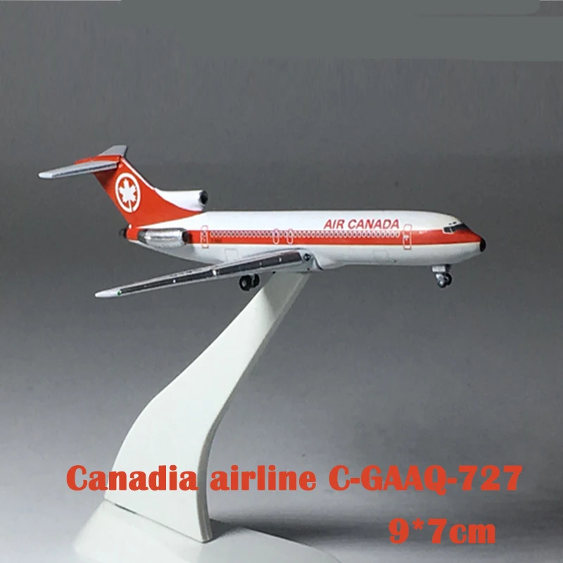 Модель самолета Air Canada 1:500 C gaaq 727 блистерная упаковка модель серебристая