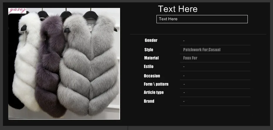 Fashion Warm Faux Fur Fox Vest Women Winter Casual Artifical Fur Warm Coat Super X Waistcoat Female Faux Furs Wholesale