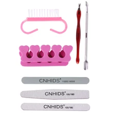 8 шт пилочки для ногтей щетка для педикюра маникюрный полировальный шлифовальный набор инструментов для полировки мертвой кожи вилка для полировки ногтей полоски пилочки Инструменты для УФ гель-лака