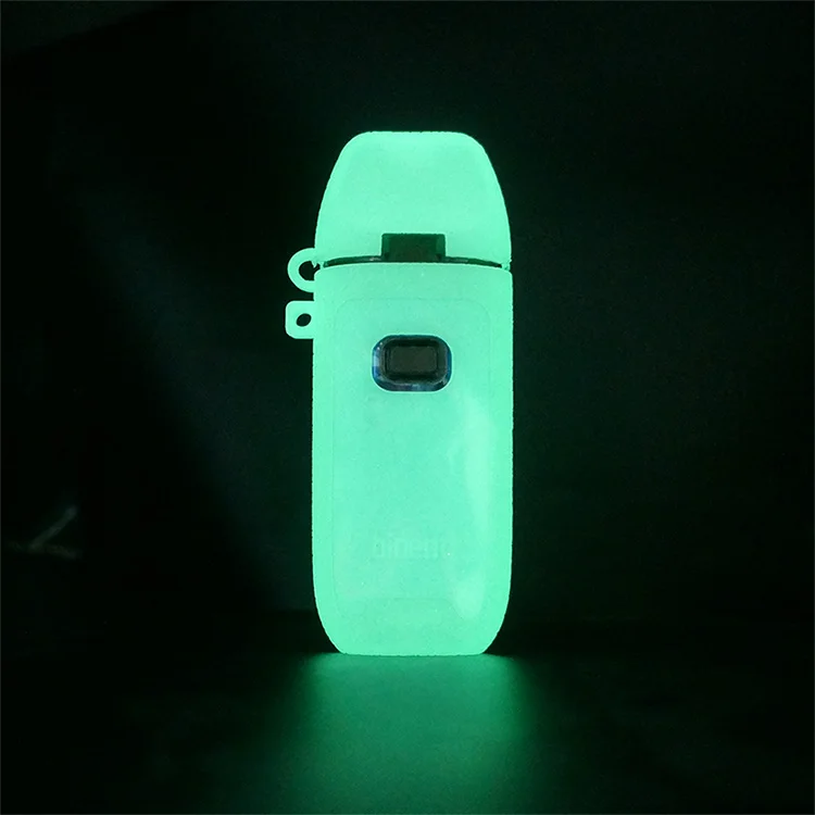 luminous 50 шт. защитный силиконовый чехол для Geekvape Bident Mod Vape kit текстура кожи резиновый рукав Щит Обложка подходит GeekVape Bident - Цвет: luminous