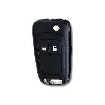 

IperChiavi IOPE10 remote key shell 2 buttons with blade HU100 battery case without Transponder key for Chevrolet Cruze