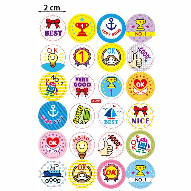 50-500pcs Cartoon Dog Reward Stickers for Kids,Teacher Supplies for  Classroom, Potty Training Stickers, Motivational Stickers - AliExpress