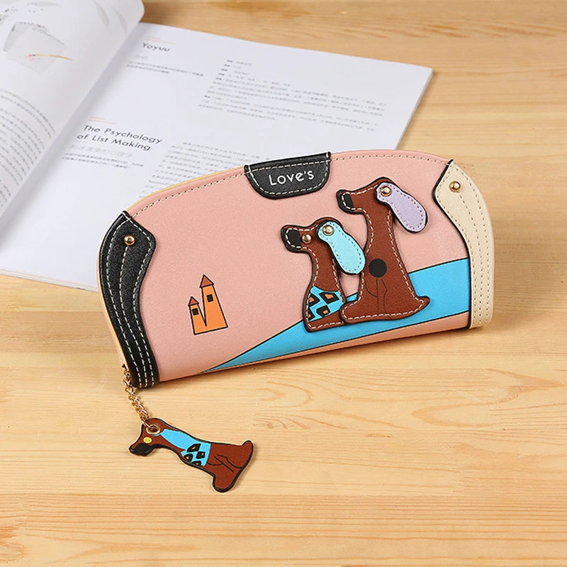 

Cartoon Leather Small Coin Purse Wallet Women Cute Money Card Holder Change Purse Womens Wallets and Purses