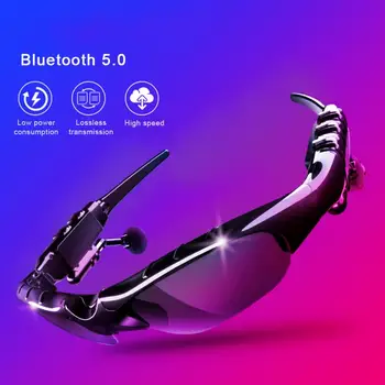 

Smart Bluetooth 5.0 Polarized Smart Glasses Sports Headphone Sunglasses With Mic Driving Sun Glass Headset Earphone Speakers