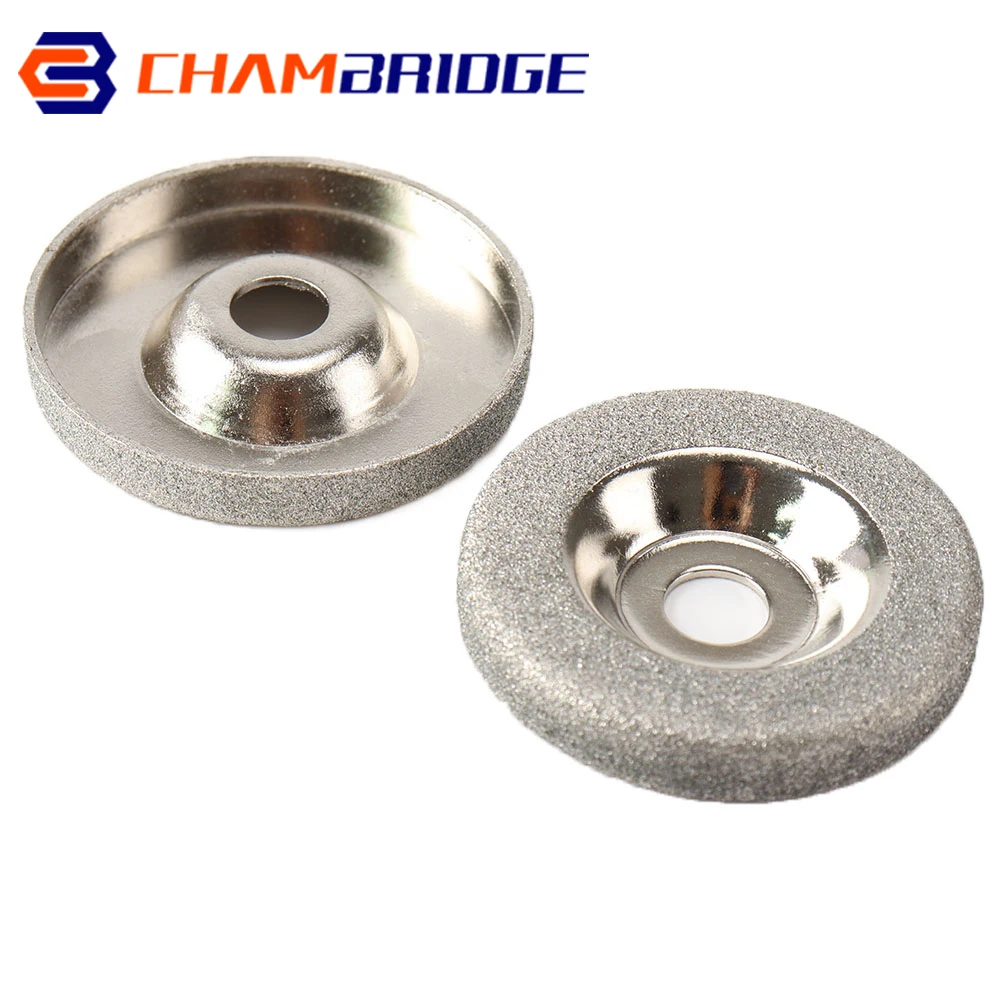 2-10Pcs 50mm Diamond Grinding Wheel Electroplated Circle Disc Grinder Stone Cutting Rotary Tool for Quick Removal Or Trimming grinding disc abrasive wheel grinding wheel