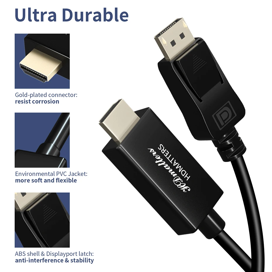 Displayport-HDMI 4K 60Hz ̺ Ȱ Displayport-HDMI 2.0 ̺ 4K 60Hz 4K 30Hz 1080P DP-HDMI ̺ -