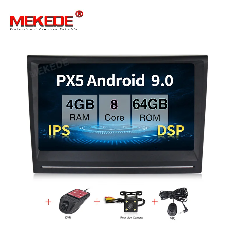 MEKEDE Android 9.0 4+64G IPS DSP 8'' touch screen Car Multimedia for Porsche Cayman 987 911 997 2005-2008 Boxster 987 2005-2012 - Цвет: add Camera DVR
