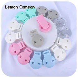 50Pc Pacifier Clips Plastic Baby Accessories Round Head Pacifier Clips Mix Infant Soother Clip DIY Beads Baby Gifts Baby Teether