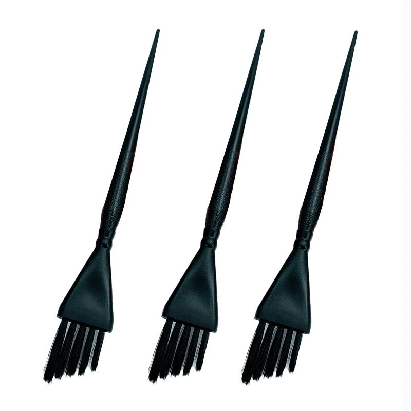 3 шт./компл. Мини Размер косая щеточка для окрашивания волос маленькая краска