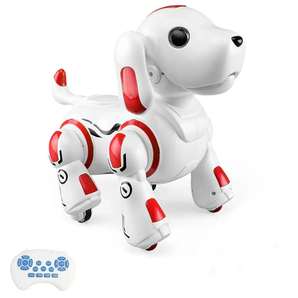 New Smart Remote Control Robot Dog Touch Voice Intelligent Talking RC Programmable Music Song Toy For Children Gift | Игрушки и хобби