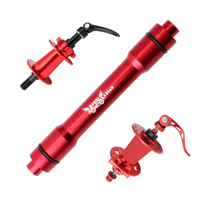 

15mm to 9mm QR Adapter MTB Bike Thru Axle Hub Quick Release 100mm Bicycle Front Wheel Hub Adapter