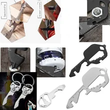 Clé à clé, ouvre bouteille, porte clés, multi outils, intérieur et extérieur, Gadget léger, tournevis, trou de fumée, Drop shipping