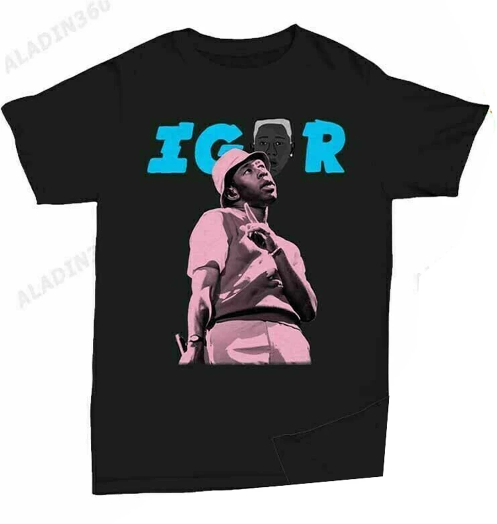 Tyler The Creator футболка 2Igor11 Тур даты 2019 Футболка мужская Черная Размер Fashion модная