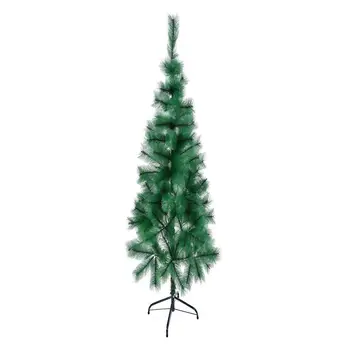 

150cm Artificial Christmas Tree Plastic Christmas Decorations Holder Base Christmas Home Party Decoration Green Miniature Tree