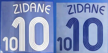 

2006 France #10 Zidane Nameset Home Away Printing Soccer Patch