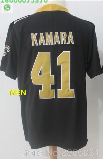 For men А+++ Качественная мужская футболка для взрослых Элвин Камара 41 Drew Brees 9 Майкл Томас 13 Орлеан - Цвет: For men