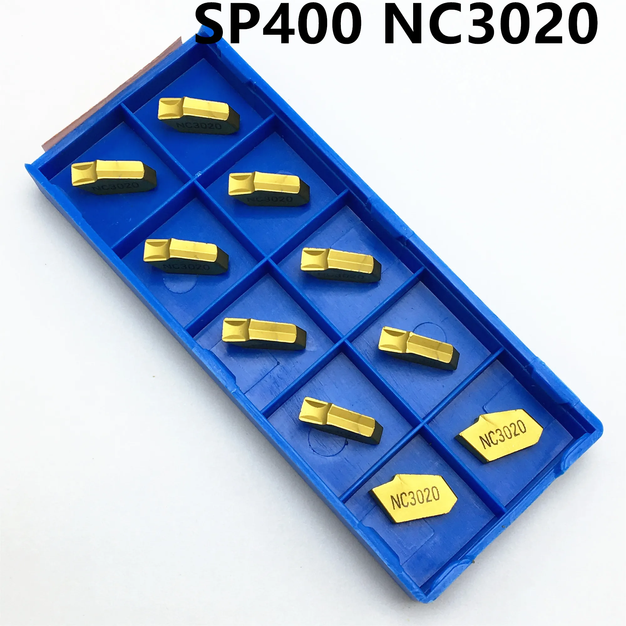 

10PCS SP400 NC3020 slotted carbide blade SP400 lathe tool turning tool separation slotting tool separation blade