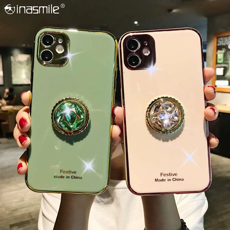 Стильный чехол для телефона honor x10 play 3 nova6 7 7i блестящий кронштейн huawei mate 20 30 pro P30 P40