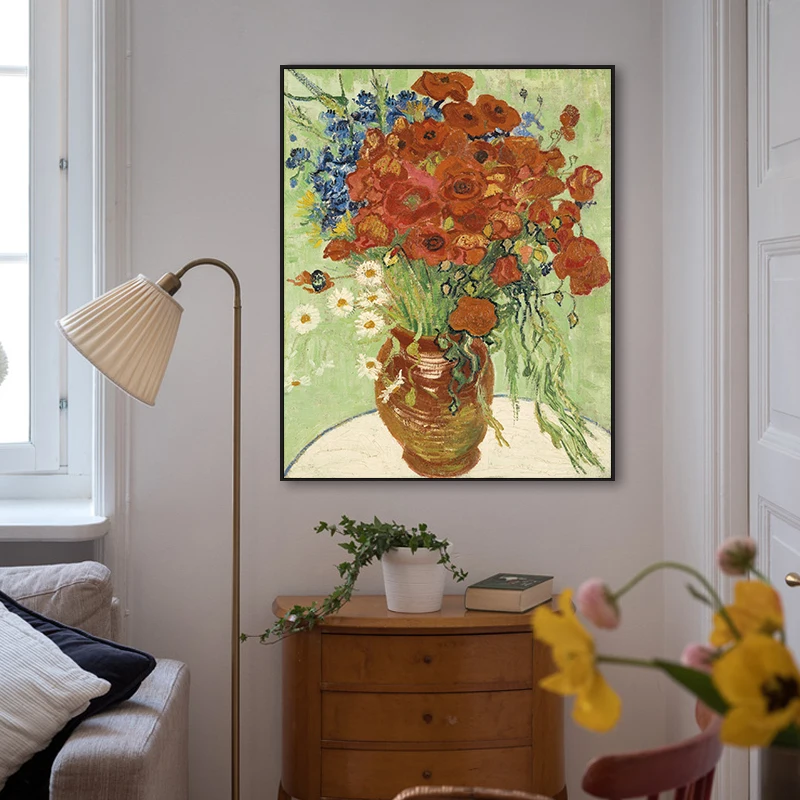 Картина по номерам художественная живопись по номерам ручная роспись Ван Гог работает отель дом коридор декоративная живопись