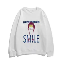 

Men Women Unisex Tops Classic 90s Anime ONE PIECE Sweatshirt Corazon Printing Sweatshirts Donquixote Rosinante Smile Pullover