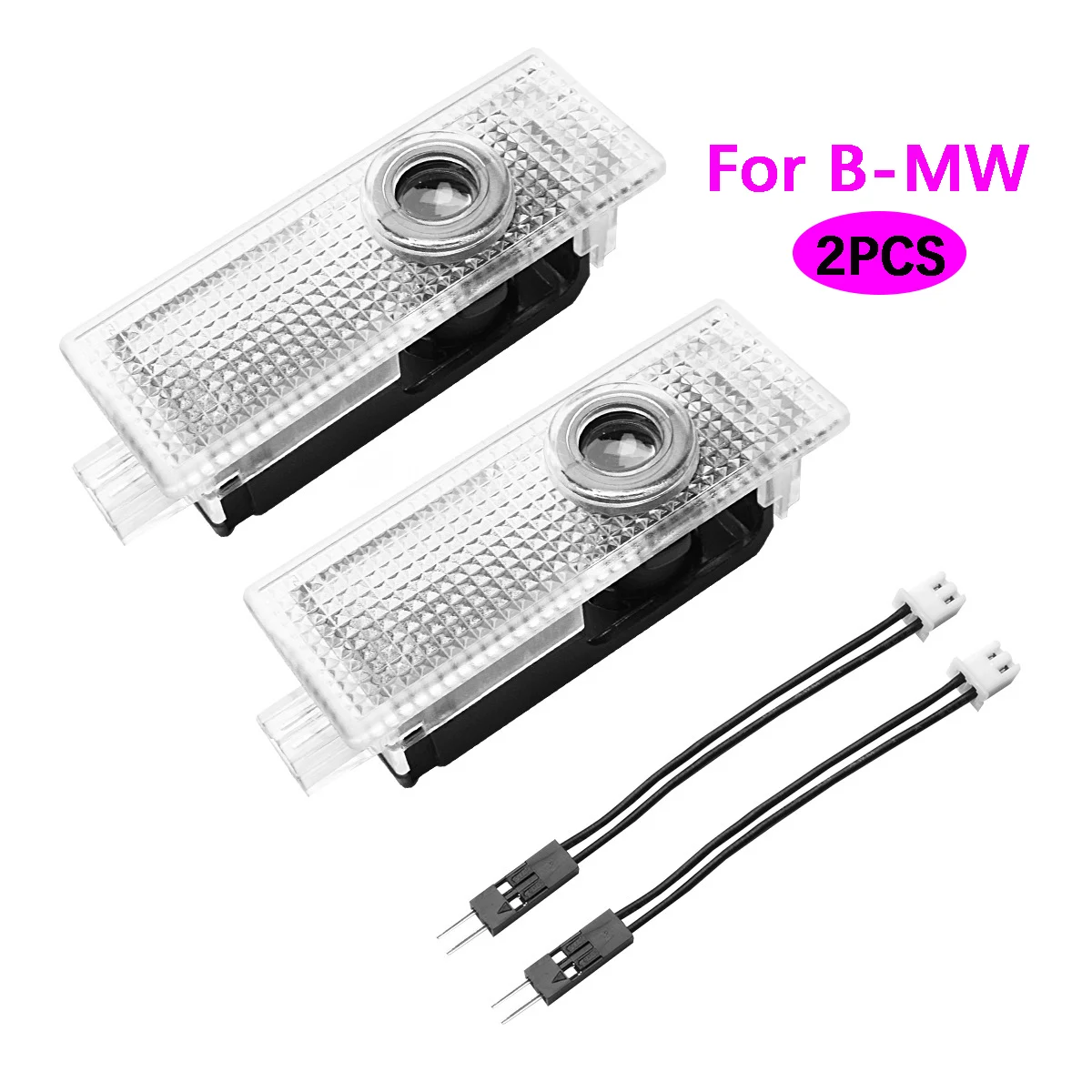 2x Puerta de coche sombra logotipo Bienvenido luces para BMW E84 E83 E70 F15 E71 F16 E81 E87 F20 E90 E91 E93 F30 E60 E61 M5 F10 E63
