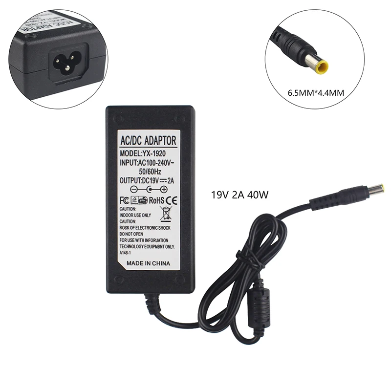 

19V 2A Adapter for LG Electronics 19'' 20'' 22'' 23'' 24'' Monitor Widescreen LED LCD HDTV Switching Power Supply Cord Charger