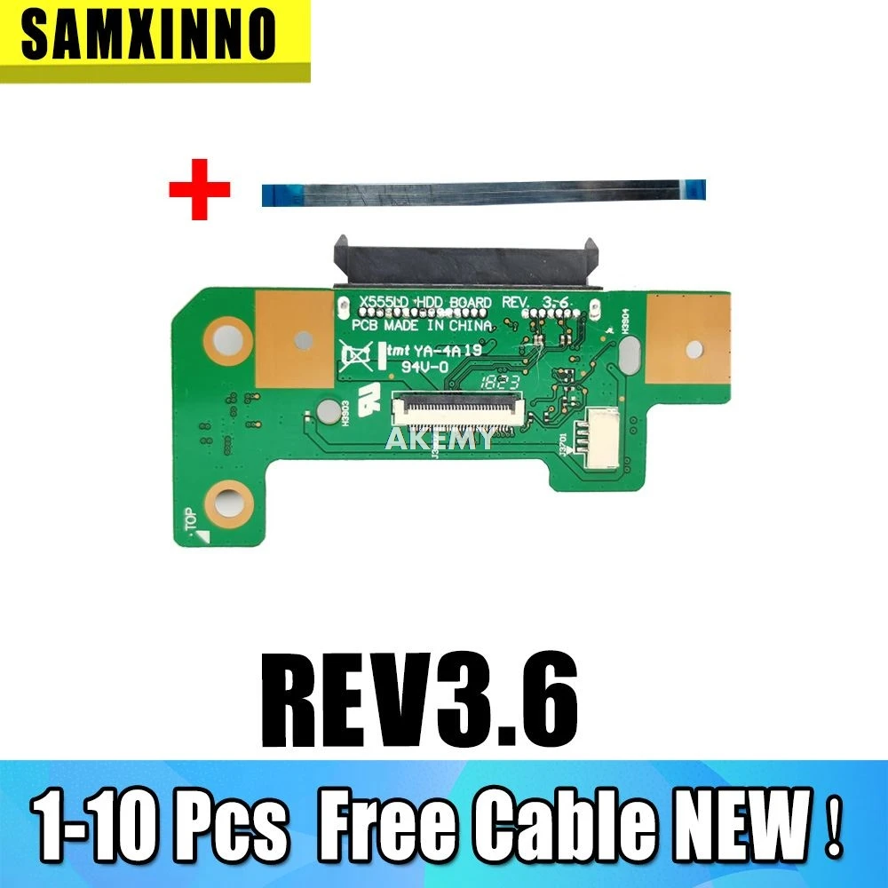 1-10 шт. для For Asus X555L X555LD ноутбук HDD жесткий диск плата REV: 3 6 100% протестированный