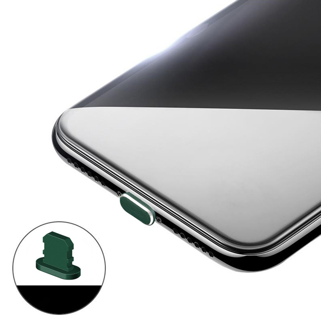 Dust Plugs for IPhone 13 Pro Max Aluminum Alloy Charging Port Plug for IPhone 13 12 Mini Xr Xs Airpods Pro 8 7 Plus SE 2020