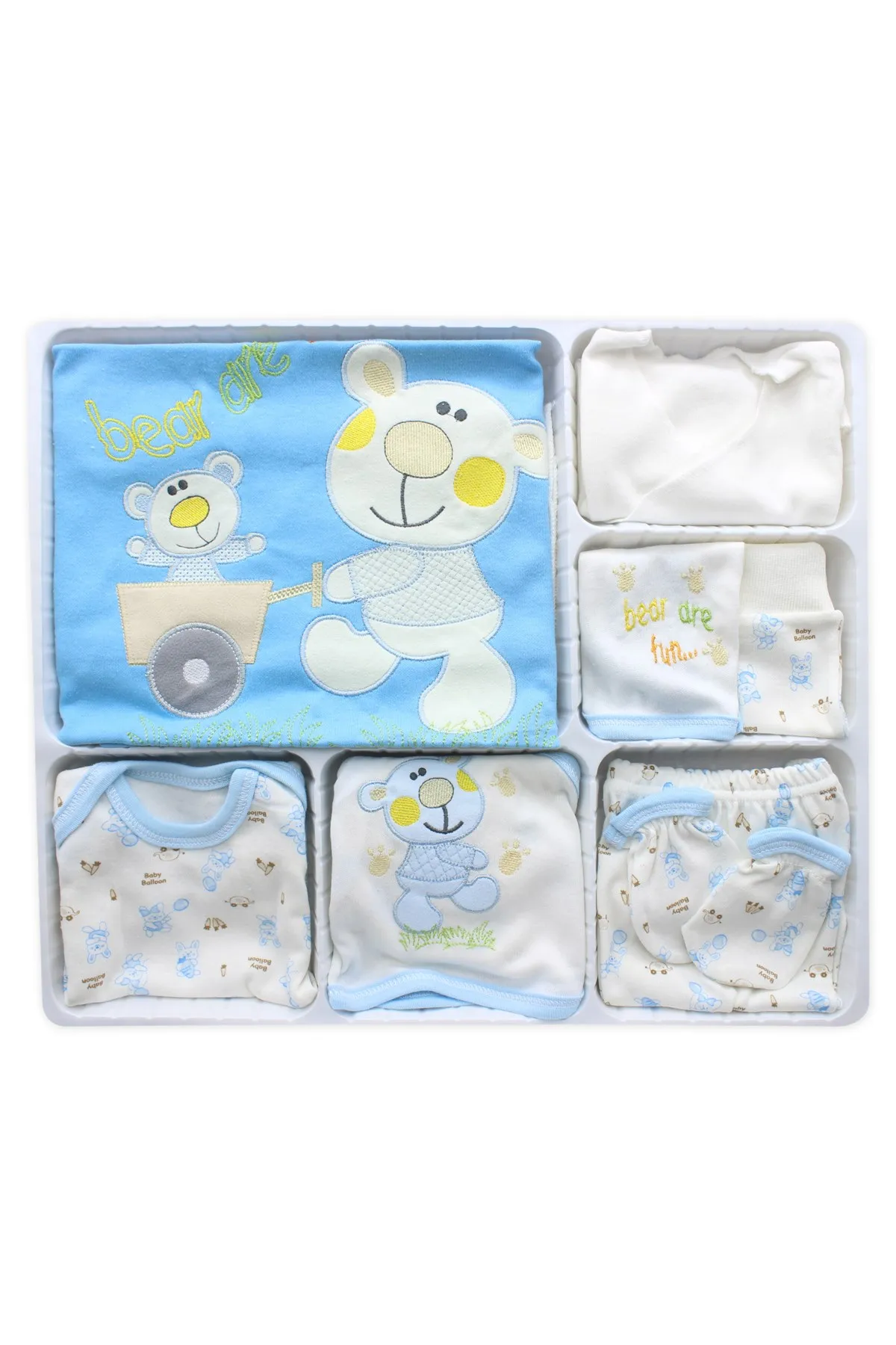 

Blue The Teddy bears Baby 10 Lu Hospital OUT set K1654