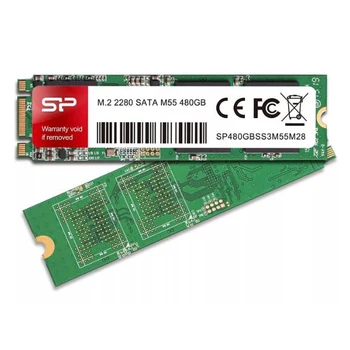 

SSD Silicon Power M55 SP480GBSS3M55M28 SSD, M.2, 480GB, SATA-III, Read: 560 Mb / s, Write: 530 Mb / s, TLC 3D NAND, TRIM, NCQ