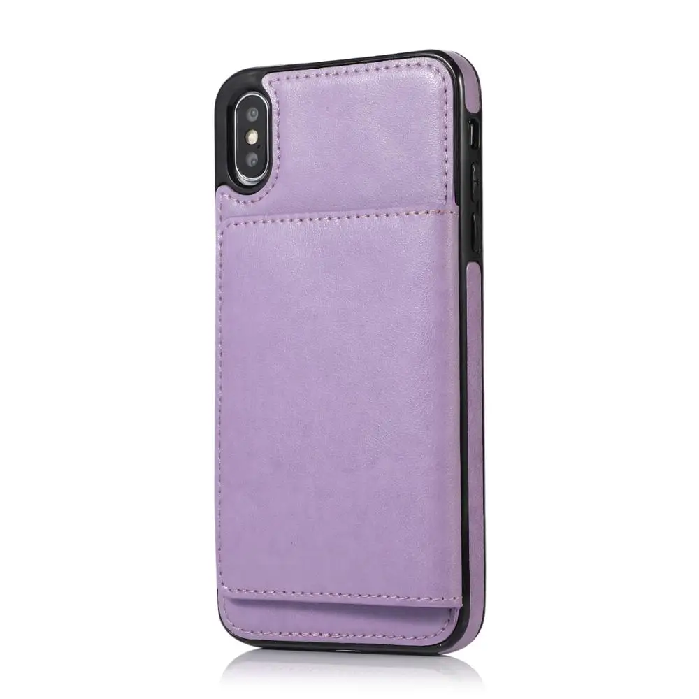 Кожаный чехол с держателем карт для samsung Galaxy S10E S10 plus S9 S8 NOTE 10 A20 A30 A50 A40 A70 роскошный защитный чехол - Цвет: PP