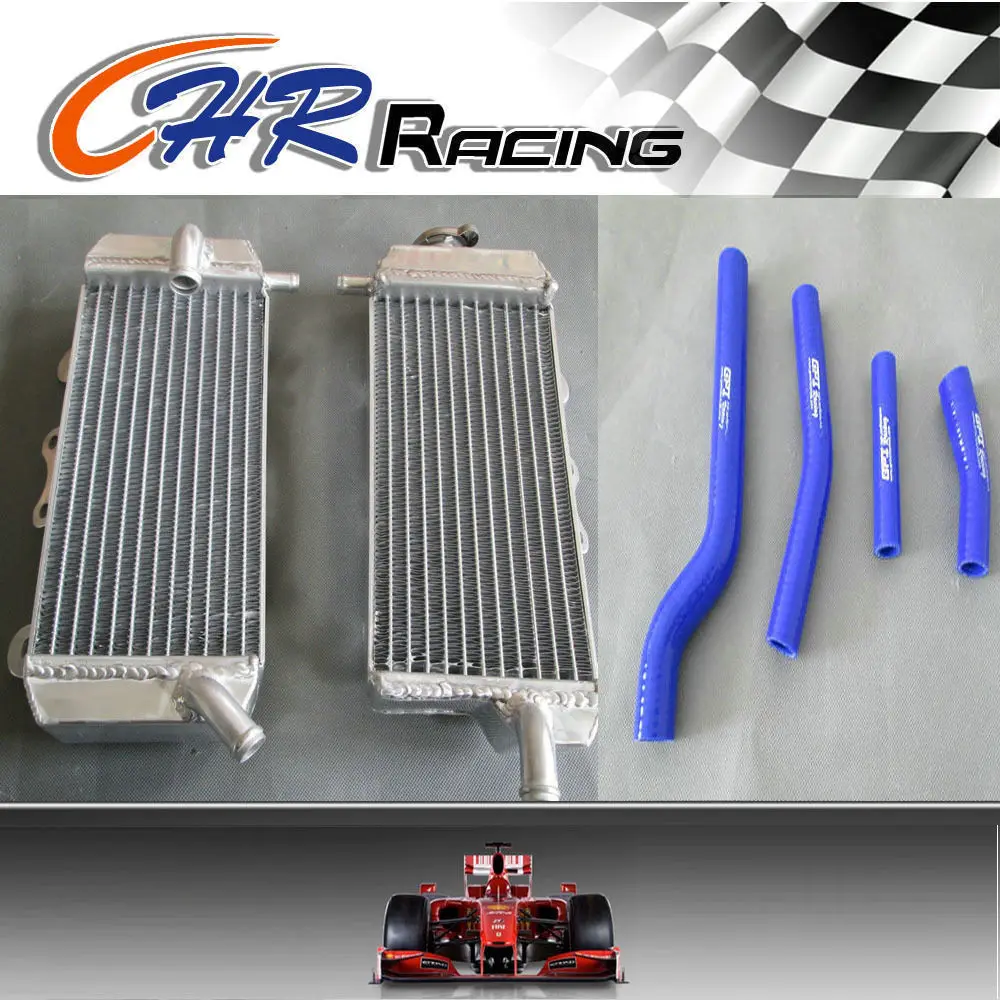 Alloy aluminum radiator+blue hose kit for Yamaha YZF450 YZ 450 F WR450