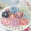 10Pcs/Set Mix Fabric Flowers Simulation Flower Head Decoration Flowers For DIY Accessories ► Photo 2/6