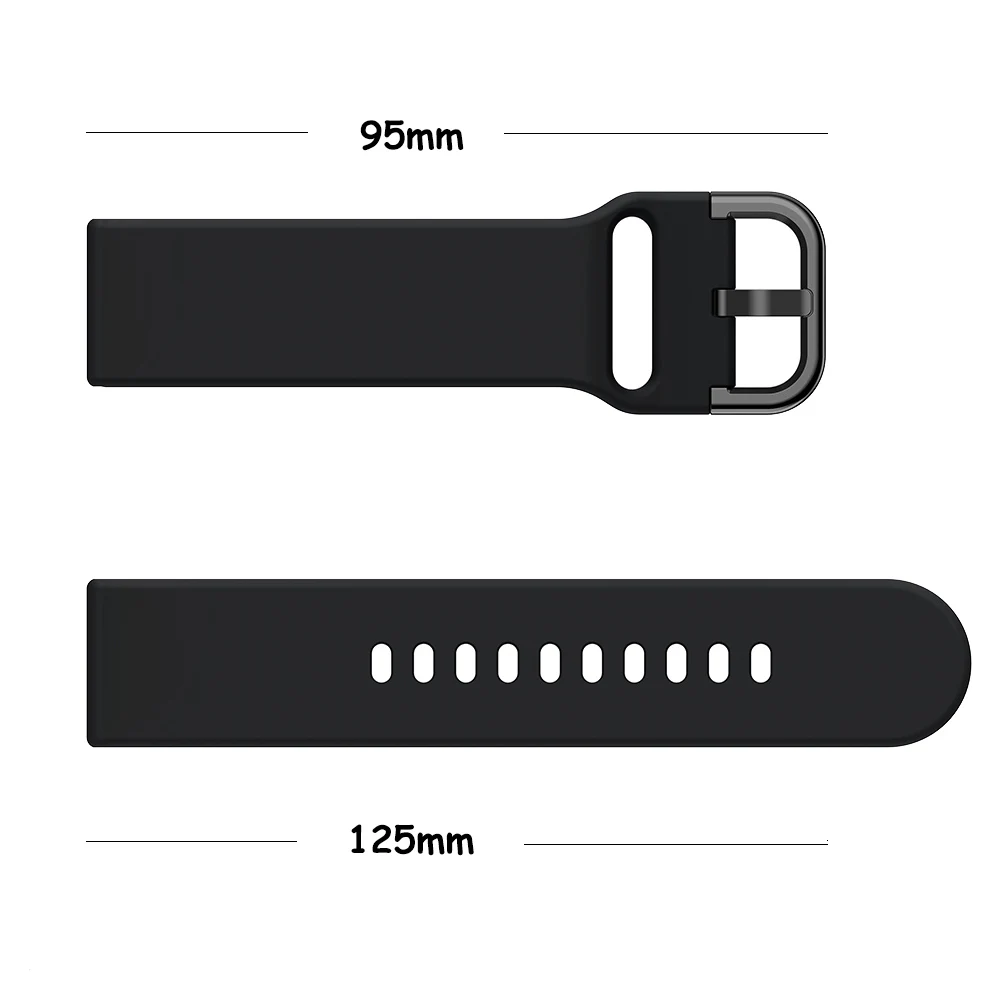 Ремешок для часов samsung galaxy Watch Active 2 galaxy watch band 42 мм huawei watch 2 pro gear спортивный браслет 42 мм 20 мм
